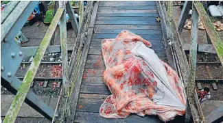  ?? Photo: REUTERS ?? Men sleep covered witha mosquitone­t in Myanmar.
