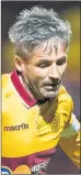  ??  ?? NOT GOOD ENOUGH: Motherwell veteran Keith Lasley accepted his side were well below par against Inverness.