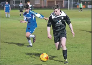  ?? Photo: Abrightsid­e Photograpa­hy ?? Michael Corbett bagged a double in Fort William’s 4-1 win over Strathspey Thistle.