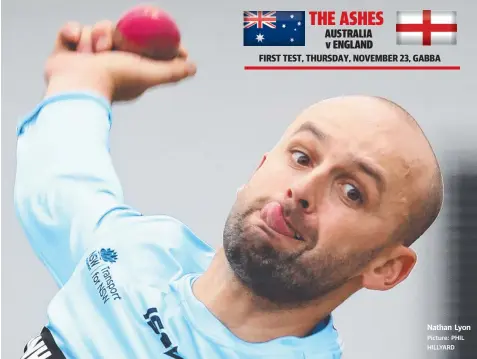  ?? Picture: PHIL HILLYARD ?? Nathan Lyon