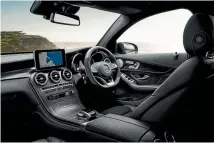  ??  ?? It has familiar GLC interior, but with plenty of special AMG design details.