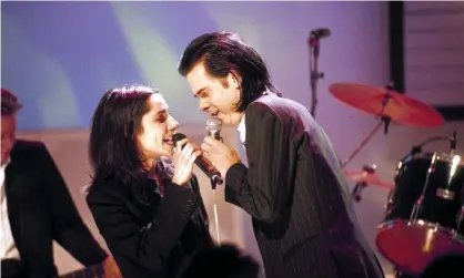  ??  ?? Nick Cave and PJ Harvey were ‘each too self-absorbed to ever be able to inhabit the same space in any truly meaningful way’, writes Cave. Photograph: Richard Young/Rex Features