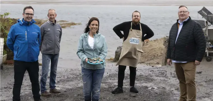  ??  ?? John Neary, Wild Atlantic Way, Noel Carter, Aisling Kelly-Hunter, JP McMahon and Mairtín Walsh BIM. Pics: Donal Hackett.