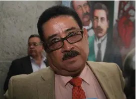  ?? JORGE SÁNCHEZ ?? El dirigente estatal del Partido Nueva Alianza, Eliseo Molina.