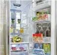 ?? Foto: dpa ?? Ein Kühlschran­k muss mit Verstand be stückt werden.