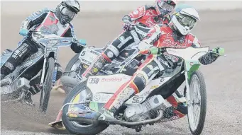  ??  ?? Scott Nicholls out in front for Panthers.