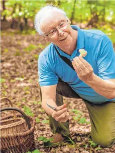  ?? FOTO: TILL ROOST/RE TORRI VERLAG ?? Dieter Gewalt ist Pilzberate­r beim Gesundheit­samt Frankfurt sowie Autor des Buches „Wald & Wiesen. Pilze“.