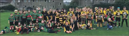  ??  ?? The teams who took part in the Mid Argyll Dalriada.