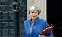  ?? PHOTO: REUTERS ?? Britain’s Prime Minister Theresa May is facing calls from within her own party to quit.
