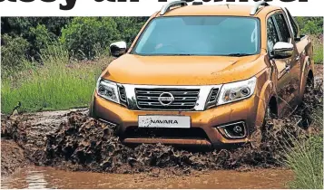  ??  ?? SECOND GENERATION: The new Navara still has plenty of presence and the styling is good but is in a tough contest when it comes to bakkies that compete in its market