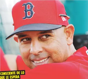  ?? AP / Archivo ?? CONSCIENTE DE LO QUE LE ESPERA
Alex Cora reconoce que por mucho tiempo, quizás el resto de su vida, habrá quien le reclame por haber sido parte del escándalo del robo de señales en Houston.