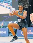  ?? Photo / Photosport ?? Grace Nweke’s shooting has carried the Ferns.