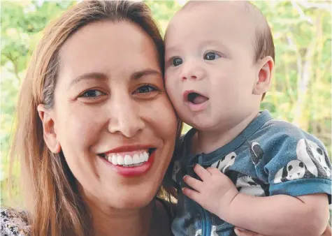  ?? ?? Melanie Smethurst is thinking of taking her son Lennox to Melbourne for surgery. Picture: Isaac McCarthy