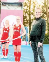  ??  ?? Alex Danson-Bennett (right). Photo: England and GB Hockey/Vitality