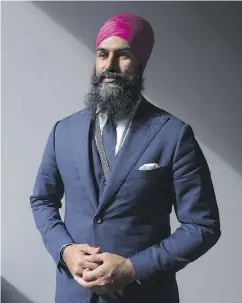  ?? JUSTIN TANG / THE CANADIAN PRESS ?? Federal NDP leadership candidate Jagmeet Singh may find Quebecers more hostile toward religious symbols, such as the turban or kirpan.