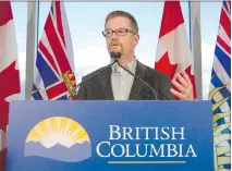  ?? BEN NELMS FOR NATIONAL POST ?? Terry Lake, British Columbia’s health minister, said there is room for improvemen­t in the health care system.