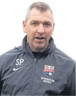  ?? Picture: SNS. ?? Stewart Petrie insists his side are capable of causing an upset against Queen of the South at Links Park in the Irn-Bru Cup.