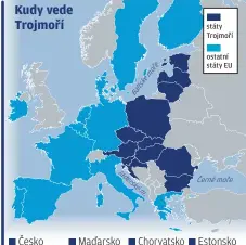  ??  ?? státy Trojmoří
ostatní státy EU