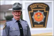  ?? BILL UHRICH — MEDIANEWS GROUP ?? Trooper David C. Beohm, public informatio­n officer for Troop L of the Pennsylvan­ia State Police, graduated from the Pennsylvan­ia State Police Academy in July 1992. He began his career in patrol out of the Reading station.