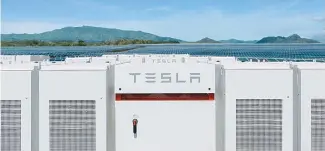  ?? Captured from Tesla webpage ?? Tesla’s Powerpack energy storage system