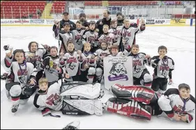  ?? SUBMITTED PHOTO ?? The Truro Inglis Jewellers Atom A Bearcats took top honours in their division at the Mike Schmitt Memorial Hockey Tournament.