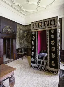  ??  ?? The Mary, Queen of Scots Room in Hardwick Hall. Bess and Mary’s explosive relationsh­ip began when Bess’s husband was appointed the Scottish queen’s keeper during her incarcerat­ion in Tutbury Castle, Shropshire