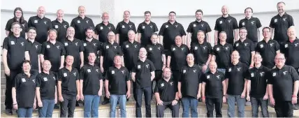  ??  ?? Members of the South Wales Gay Men’s Chorus