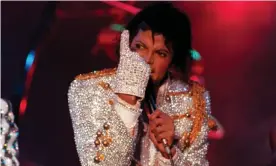  ?? Photograph: Doug Pizac/AP ?? Michael Jackson and his glove performing in 1984.