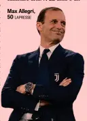  ?? LAPRESSE ?? Max Allegri, 50