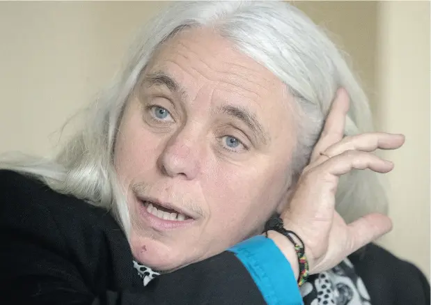  ?? DAVE SIDAWAY / POSTMEDIA NEWS FILES ?? In the past, Québec Solidaire’s Manon Massé has spoken openly about her facial hair, acknowledg­ing that she sees the moustache as a statement.