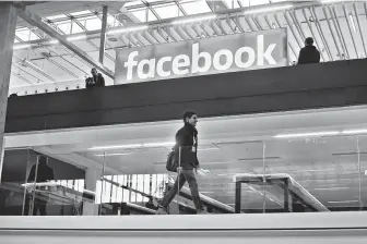  ?? Thibault Camus / Associated Press ?? Facebook is one of the companies that France has accused of paying insufficie­nt income tax. Others include Google, Amazon and Apple.