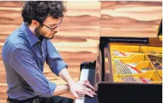  ??  ?? Joshua Rupley will perform Beethoven’s “Emperor Concerto” with the New Mexico Philharmon­ic.