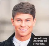  ??  ?? How will Joey Essex fare on a first date?