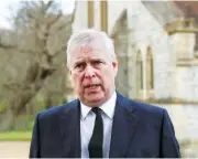  ?? STEVE PARSONS/POOL PHOTO VIA AP ?? Britain’s Prince Andrew speaks during a television interview at the Royal Chapel of All Saints at Royal Lodge, Windsor, England, on April 11.