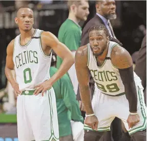  ?? STAFF FILE PHOTO BY STUART CAHILL ?? MOVING ON? Avery Bradley (left) and Jae Crowder are top candidates to be shipped out by the Celtics.