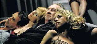  ??  ?? ASSAULT: Gérard Depardieu stars as the disgraced former politician and economist Dominique Strauss-Kahn in ‘Welcome to New York’