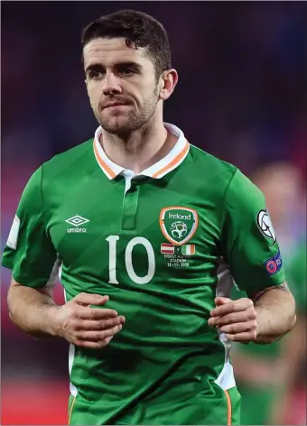  ??  ?? Hopefully Robbie Brady and co. can secure qualificat­ion for the 2018 World Cup in Russia.