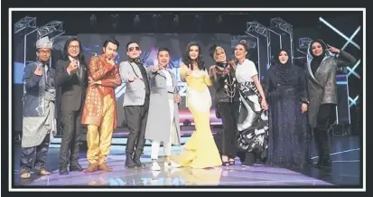  ??  ?? MALAM INI: Sepuluh bintang GV4 yang akan membuat persembaha­n malam ini dalam konsert bertemakan ‘Berdua Lebih Baik’.