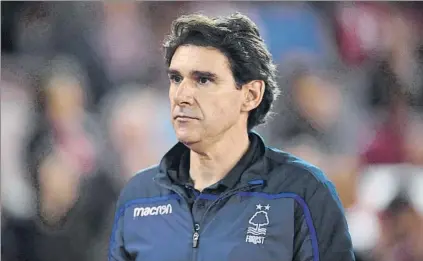  ?? FOFTOT: O: GETTY ?? Aitor Karanka, actual entrenador del Nottingham Forest y exjugador del Real Madrid y del Athletic Club de Bilbao