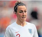  ??  ?? Lucy Bronze: enjoying understand­ing with Nikita Parris.