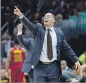  ?? Jason Miller Getty I mages ?? TYRONN LUE, a former Lakers player, led the Cleveland Cavaliers to their f irst NBA title in 2016.