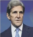  ??  ?? Special presidenti­al envoy for climate John Kerry