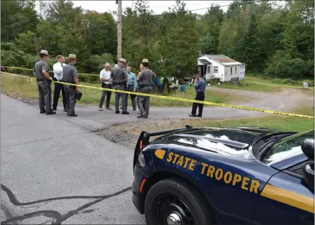 ?? SUBMITTED PHOTO ?? State Police investigat­ing a homicide in the town of Annsville that occurred on September 17, 2021.