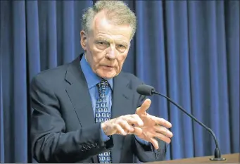  ?? JUSTIN FOWLER/STATE JOURNAL REGISTER 2017 ?? Republican members of a committee investigat­ing influence-peddling want to question Speaker Michael Madigan.