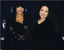 ?? ASSOCIATED PRESS ARCHIVES ?? Hip-hop stars Sandra Denton “Pepa,” left, and Cheryl James “Salt” of Salt-N-Pepa revisit the highs and lows of their career in a new Lifetime movie.