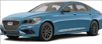  ?? METRO NEWS SERVICE PHOTO ?? The Genesis G80 now offers a new Sport variant with a twin-turbo engine and optional all-wheel drive.