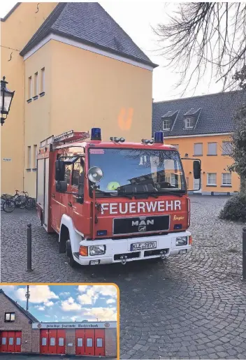  ?? FOTOS: KLATT ?? Das Feuerwehrg­erätehaus an der Kempener Straße in Wachtendon­k soll ersetzt werden.