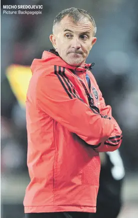  ?? Picture: Backpagepi­x ?? MICHO SREDOJEVIC