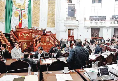  ?? JAVIER GARCÍA ?? La Asamblea Legislativ­a aprobó el pasado martes las observacio­nes hechas por el jefe de Gobierno.