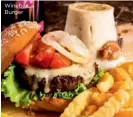  ??  ?? Winebar Burger